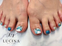 ネイルスタジオ ルキナ(LUCINA)/H-785人魚のしっぽネイル