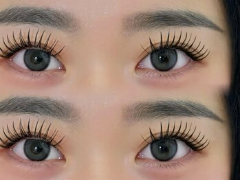 エイシェル 渋谷店(ACIEL)の写真/目元にボリュームを求めるなら、当サロンへ！人気のLカールや韓国マスカラパーマも取り扱い◎