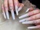 ネイルアヴァンス イオンモール和歌山店(Nail AVANCE．)の写真/スラっと伸びた指先が女性らしさを高める♪希望のデザインをもっと綺麗に仕上げるなら長さだしがオススメ☆