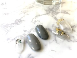金箔ニュアンスネイル