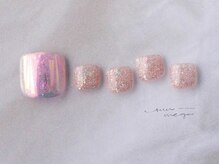 サンミーゴネイル 神戸店(Sunmego Nail)/ピンクミラーネイル