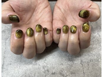 ネイルサロンファストネイルプラス 新宿店(FAST NAIL PLUS)/2025冬ネイル【マグネット】