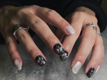 オムネイル 渋谷(HOMME NAIL)/マグネットネイル ¥7.100