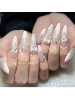 クイーンズビューティーサロン 新宿本店(Queen's beauty salon)/チップ長さ出し10本やり放題