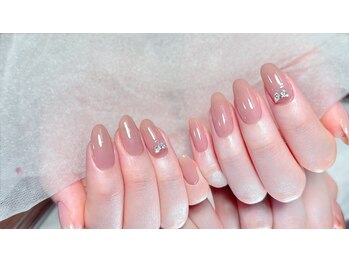 アユミネイル 川崎(Aumi nail)/ツヤツヤスキンカラー！