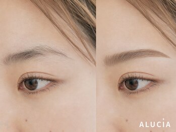  ALUCIA 【アルシア】眉毛アイブロウデザイン 岡山店【８/１ NEW OPEN（予定）】の写真/眉から整う大人の清潔感。アイブロウで自分に似合う黄金比を見つけ、上品な印象へ♪