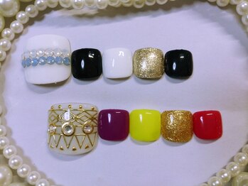 ネイル サロン ラグゼ(Nail Salon Luxe)/フットネイル　10000円
