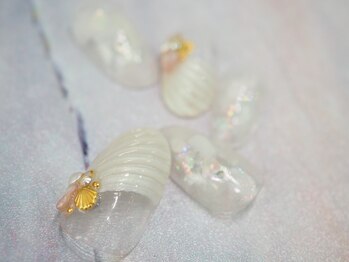 オトナネイル(otona nail)/ニュアンスマーメイドネイル