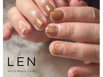 レン(LEN.)/リボン×チェック