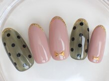 ネイルサロン あかねいろ/夏色　シースルー　ハンド