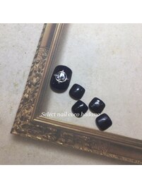 Foot　金箔シェルネイル
