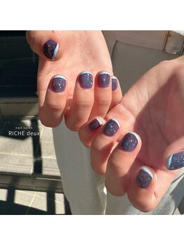 リッシュ ドゥ(RICHE deux)/シアーカラーフレンチネイル!