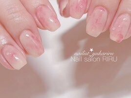 桃ネイル/フルーツネイル