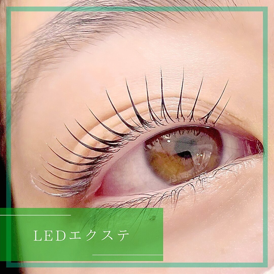 【45日以内付け足し】LEDフラットラッシュリペア60本＋コーティング付 \5000