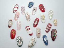 クリスマスネイルアート