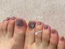 #春のフットネイル