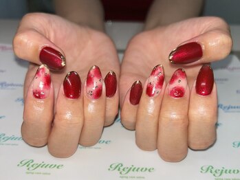 リジュベ(Rejuve)/じんわり滲んだroseデザイン★