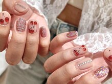 サイン(sin.)/さくらんぼネイル
