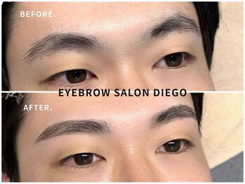 ディエゴ(DIEGO)の写真/初めての方も通いやすい丁寧なカウンセリングで、似合う眉を提案！魅力ある目元へ☆