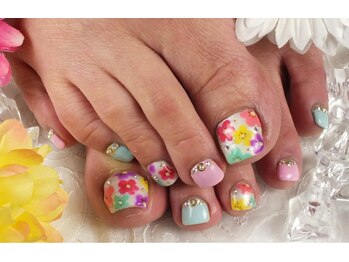 サムズネイル(SAM'S NAIL)/キュートなフラワーで元気に☆