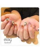 ラグ(RAG)/秋ニュアンスネイル