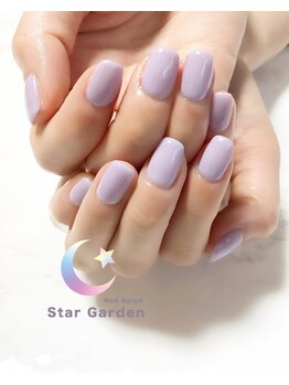 スターガーデン/梅雨ネイル