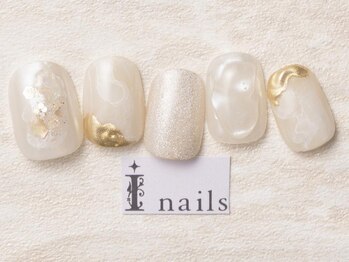 アイネイルズ 池袋店(I-nails)/ホワイトインクニュアンス