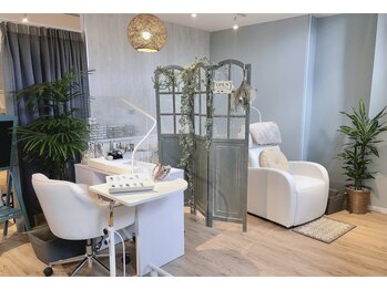 ネイル アイラッシュ 彩 熊谷店/施術スペース