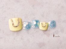アイネイルズ 横浜EAST店(I-nails)/サマーホロフットネイル