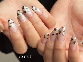 レオネイル(leo nail)の写真/【ジェル☆持ち込みデザイン90min】繊細なArtもお任せ♪再現性の高いArtや色使いで理想の指先を叶えます♪