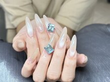 アモールビューティー 新宿店(Amor Beauty)/長さだしマグネット　アート2本