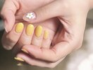 お花モチーフ韓国ネイル♪