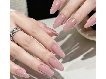 アモールビューティー 新宿店(Amor Beauty)/長さだしワンカラーネイル