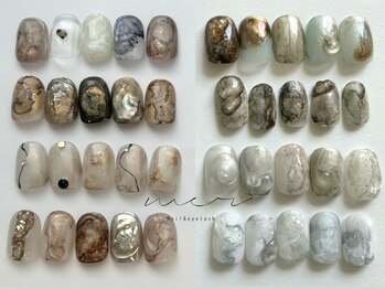 メルファッジ(mer fudge)の写真/トレンドを取り入れた、スタッフそれぞれの個性が光るアートサンプルの中からお選びいただけます。