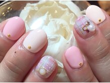 ネイルズ ララ(nails Lala)/ふんわりCHECK