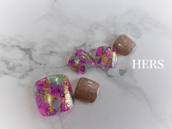 ハーズ(HERS)/FOOT シンプルアート