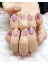 フェリスネイル 池袋店(Feliz Nail)/パープルニュアンス