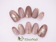 エリクサーネイル 五反田(Elixir Nail)/定額a シンプル/クーポン使用