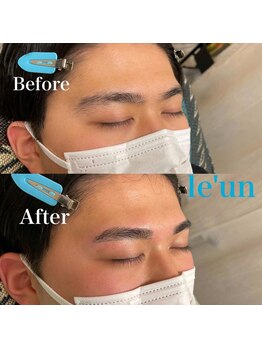 ルアン 六本木店/メンズ美眉毛スタイリング