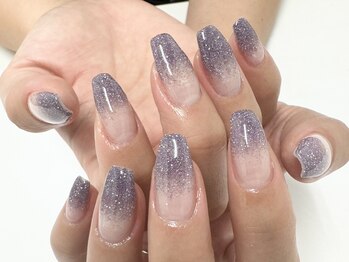 クラル 平塚店(CURAR)/ちゅるんラメグラデーション