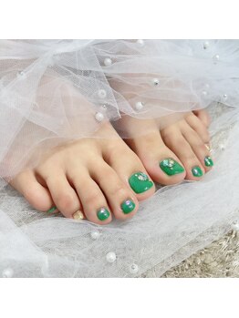 リンネ(Rinne)/フット グリーン×オーロラ