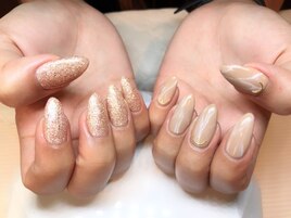 ナチュラル大理石ネイル