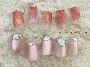 マリーネイルズ 心斎橋店(MARIE NAILS)の写真/★初回ソフトジェルオフ無料！定額¥8800！JNA1級以上と認定講師在籍！１week保証付き♪FOOTも人気！