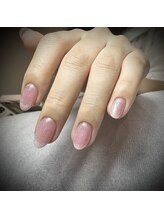 リサ(Risa)/自爪マグネットピンクネイル