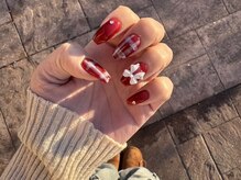 ミコ(mico)の雰囲気（リボンチェックネイル♪）