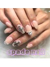 クロス×ドットネイル