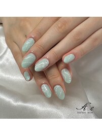海外風ハイビスカスデザイン