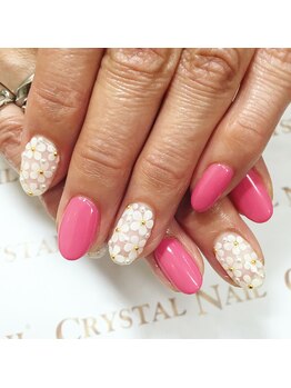 クリスタルネイル ゆめタウン博多店(CRYSTAL NAIL)/3Dフラワーネイル