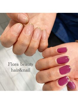 フローラビューティ(Flora Beauty)/二ュアンスネイル☆【岡山】