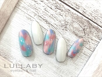 ララバイ 恵比寿店(LULLABY)/春色パステルカラーのタイダイ